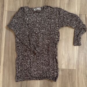 B.P. Elegant Black and White Knit Sweater